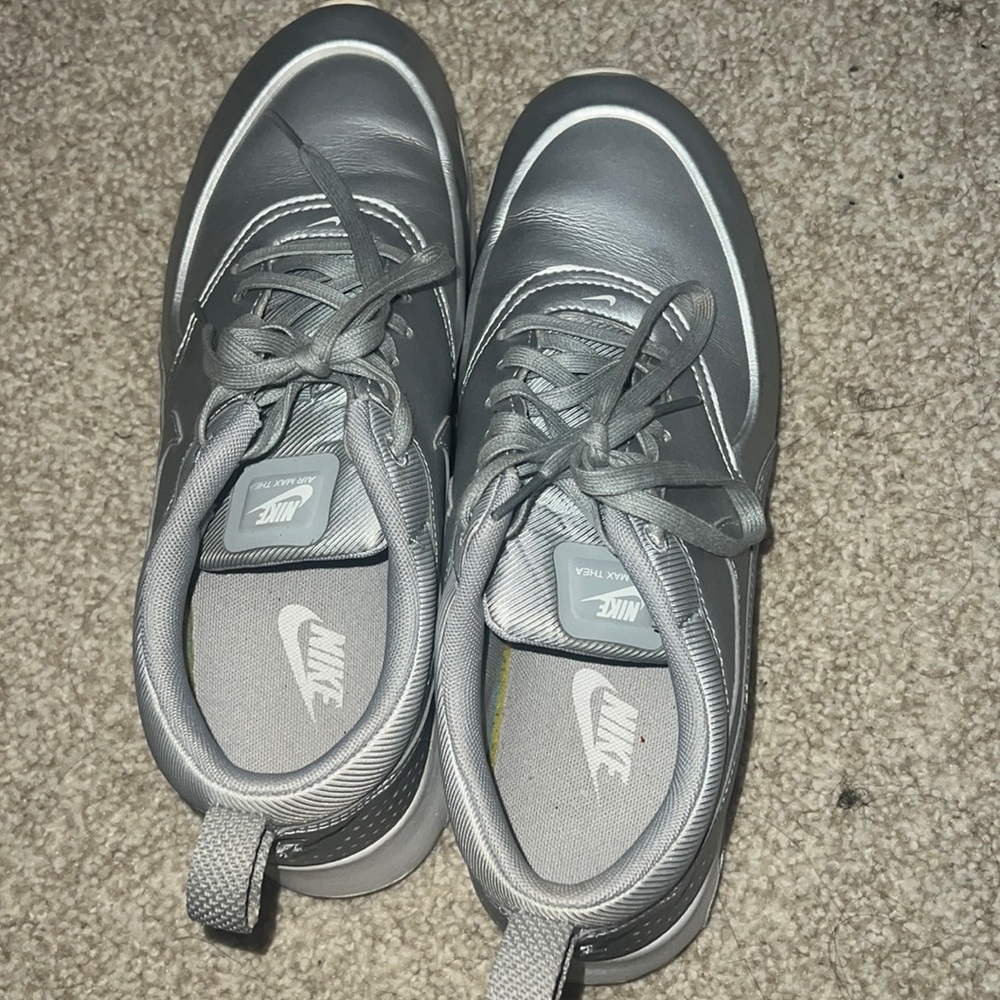 Silver Nike Sneakers